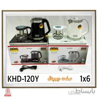 چای ساز صفحه دیجیتالی رمانتیک هوم مدل KHD_12Y - مشکی ا TEA MAKER ROMANTIC HOME MODEL : KHD_120Y