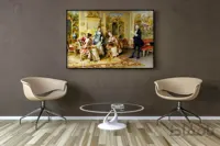 قاب عکس سنتی از جنس مخمل در دو سایز - 100*70