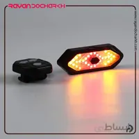 چراغ خطر شارژی دوچرخه راهنما دار بیسیم LED FY-1820