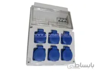 جعبه پریز کارگاهی تک فاز (IP66) آمپراژ 16 (PARSA)
