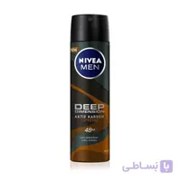 اسپری ضدتعریق Nivea men مدل Deep Dimension Espresso حجم 150 میلی