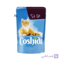 پوچ گربه کوشیدا گوشت گوساله و بوقلمون (100 گرم)