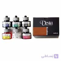 رنگ اکولین وستا بسته 6عددی 40میلی