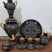 سرویس سماور سفالی کد ۱۰۷۸۳