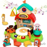 اسباب بازی موزیکال کلبه حیوانات و مهدکودک هولی تویز مدل 935 Hola Toys Kindergarten