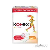 نوار بهداشتی کوتکس اکتیو سایز متوسط Normal+ بسته 24 عددی ا Kotex Active Normal+ Sinitary Pad 24pcs کد 330369