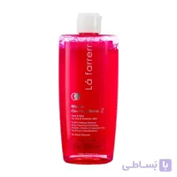 محلول پاک کننده آرایش لافارر 2 مخصوص پوست خشک و حساس ا La Farrerr 2 Micellar Cleansing Water Face & Eyes For Dry & Sensitive Skin کد 303212