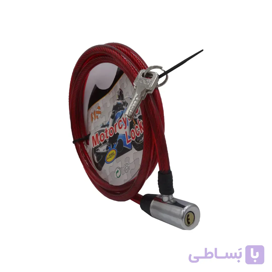 قفل کابلی دوچرخه