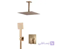 دوش توکار مدل فلت طلایی تیپ 3 کلار (Kelar)