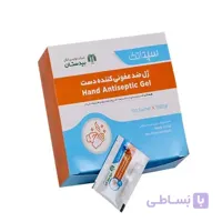 ژل ضدعفونی کننده تک نفره بسته 100 تایی