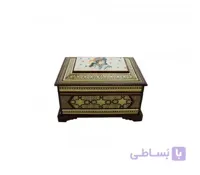 جعبه جواهرات خاتم کوچک با طرح چشم نواز مینیاتور