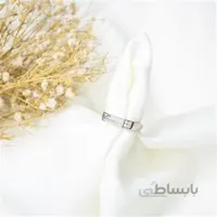 حلقه نقره روکش طلا با عیار 925 کد 5716