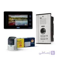 پکیج کامل آیفون تصویری مانیتور 7 اینچ مدل 2070 و پنل ثمین تابا الکترونیک