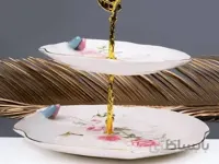 شیرینی خوری دو طبقه گلدکیش طرح نوبل