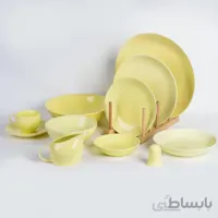 سرویس غذاخوری 30 پارچه کلارا مدل سیگنیچر لیمویی
