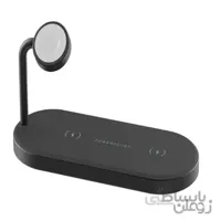 شارژر بی سیم چهار کاره پاورولوژی مدل P41MFCHBK 4in1 Fast Charging Power Dock