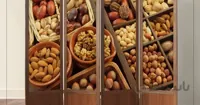 پاراوان چاپی انواع آجیل کد 6009