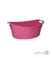 لگن بیضی دسته استیل کوچک لیمون Limon کد ۱۵۴۴
