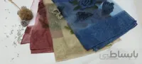 شال مجلسی نخ ابریشم برندMiss smart زرشکی ا Shawl