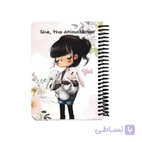دفتر یادداشت دات نوت طرح دختران Girls سایز A6 کد 01