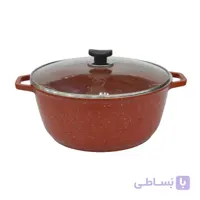 قابلمه مدل امارا طرح سارینا سایز 32 - آبی متالیک