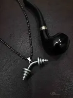 گردنبند طرح دمبل مدل Gs1132-0