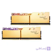 رم CL18 جی اسکیل 32 گیگابایت 4000MHZ مدل TRIDENT Z ROYAL GOLD ا TRIDENT Z ROYAL GOLD DDR4 32GB 4000MHZ DUAL