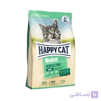 غذای خشک گربه بالغ، حاوی مرغ، بره و ماهی(مخلوط)، 1.5 کیلوگرمی، مدل مینکاس، برند هپی کت