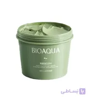 ماسک صورت خاک رس و چای سبز 100گرم بیوآکوا ا Bio Aqua Green Tea And Volcanic Mud Mask 100g