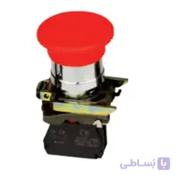 استپ امرجنسی فلزی ساده سالزرSA22-BA42-1NC-RED