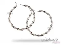 گوشواره مدل گرد مارپیچی کد erw0029