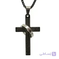 گردنبند صلیب مشکی کد s23