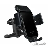 پایه نگهدارنده و شارژر بی سیم گوشی موبایل باسئوس مدل suzg000001