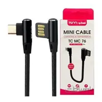 کابل تبدیل USB به USB-C تسکو مدل TC MC76 طول 0.2 متر ا کابل تبدیل USB به USB-C تسکو مدل TC MC76 طول 0.2 متر