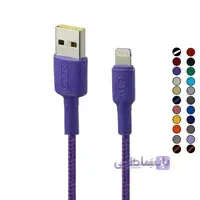 کابل آیفونی فست شارژ She Charisma Mehrnam QC3 3A 1.2m