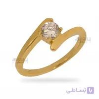 انگشتر زنانه مدل تک نگین کد rw0067