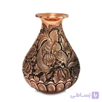 گلدان قلمزنی مدل بلونی طرح گل و مرغ ا قیمت به شرط خرید تیمی