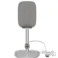 پایه نگهدارنده و شارژر وایرلس بیسوس Baseus Literary Youth Desktop Bracket SUWY-D0S توان 15 وات
