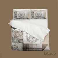 ست لحاف تک نفره 4 تکه سه بعدی king size _ طرح marcel