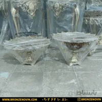 ست پذیرایی میوه خوری برنز و شیرینی خوری برنز