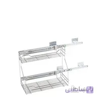 سبد جای مواد شوینده ریلی زیرسینک کد A355 آدلان