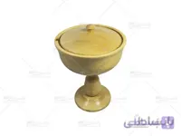 قندان چوبی پایه دار
