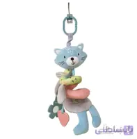 آویزمارپیچ طرح گربه Kikkaboo Cat musical toy for bed