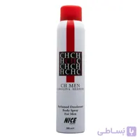 اسپری بدن مردانه مدل CH man حجم 200 میل نایس پاپت ا Nice Puppet Ch Man Spray For Man 200ml