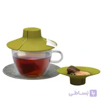 نگهدارنده تی بگ و درپوش سیلیکونی
