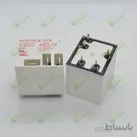 رله 12 ولت فیش خور کولری 5 پایه 40 آمپر NHG NT90TNCE12CB