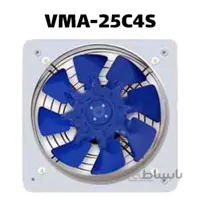 هواکش خانگی دمنده مدل فلزی 25 سانت ا Damandeh plate mounted axial fan VMA-25C4S
