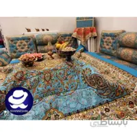 لحاف کرسی افشار رنگ آبی