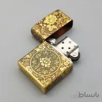 فندک بنزینی حکاکی طلایی زیپو ZIPPO