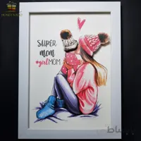 تابلو سه بعدی فانتزی مدل Gift mom